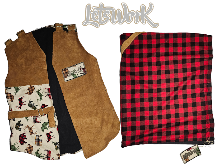 1 of 1 Leather, Flannel and suede Vest